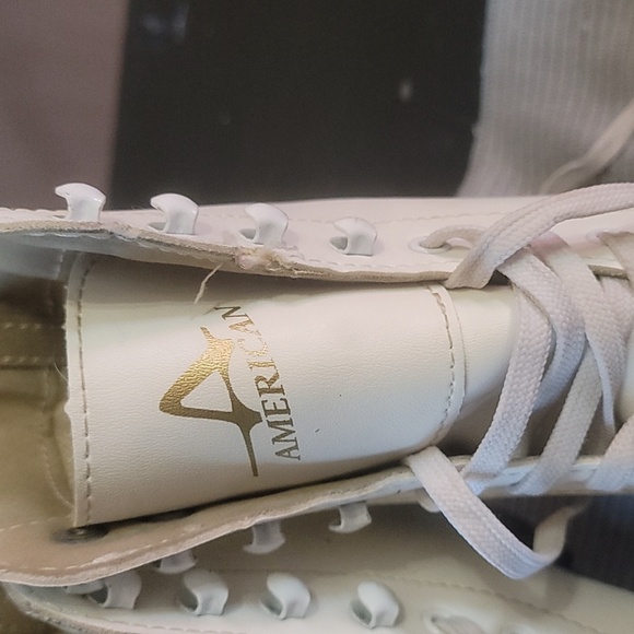 American White Ice Skates Womans size 6 - Picture 2 of 4